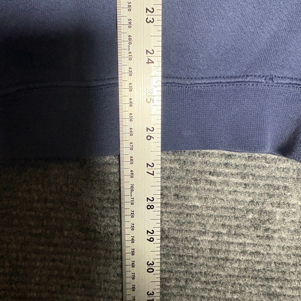 Vintage 90s Adidas Butler Cross Country Crewneck Sweatshirt Blue XL Spell Out - Picture 6 of 7